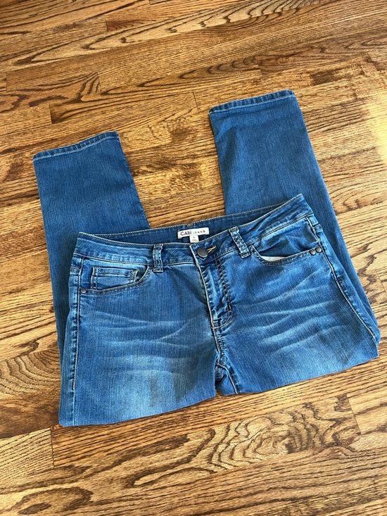 CAbi Johnny Crop Jeans Style 764 size 6 - Picture 3 of 11